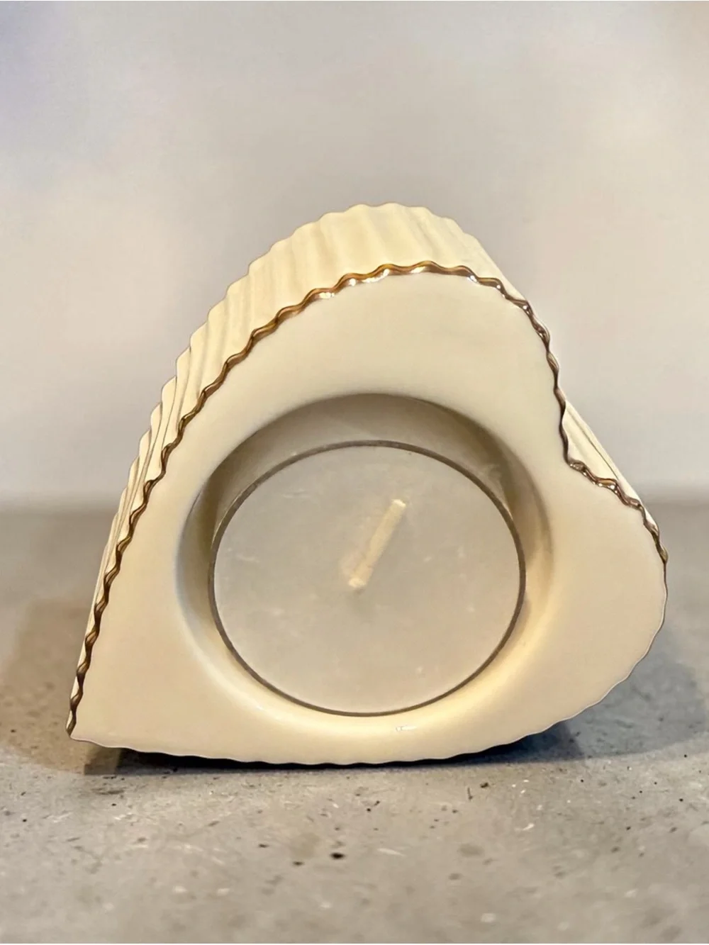 Lenox Ivory Heart-Shaped Votive Candle Holder